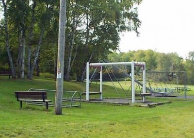 Sunset Lake Playground equipment and benches